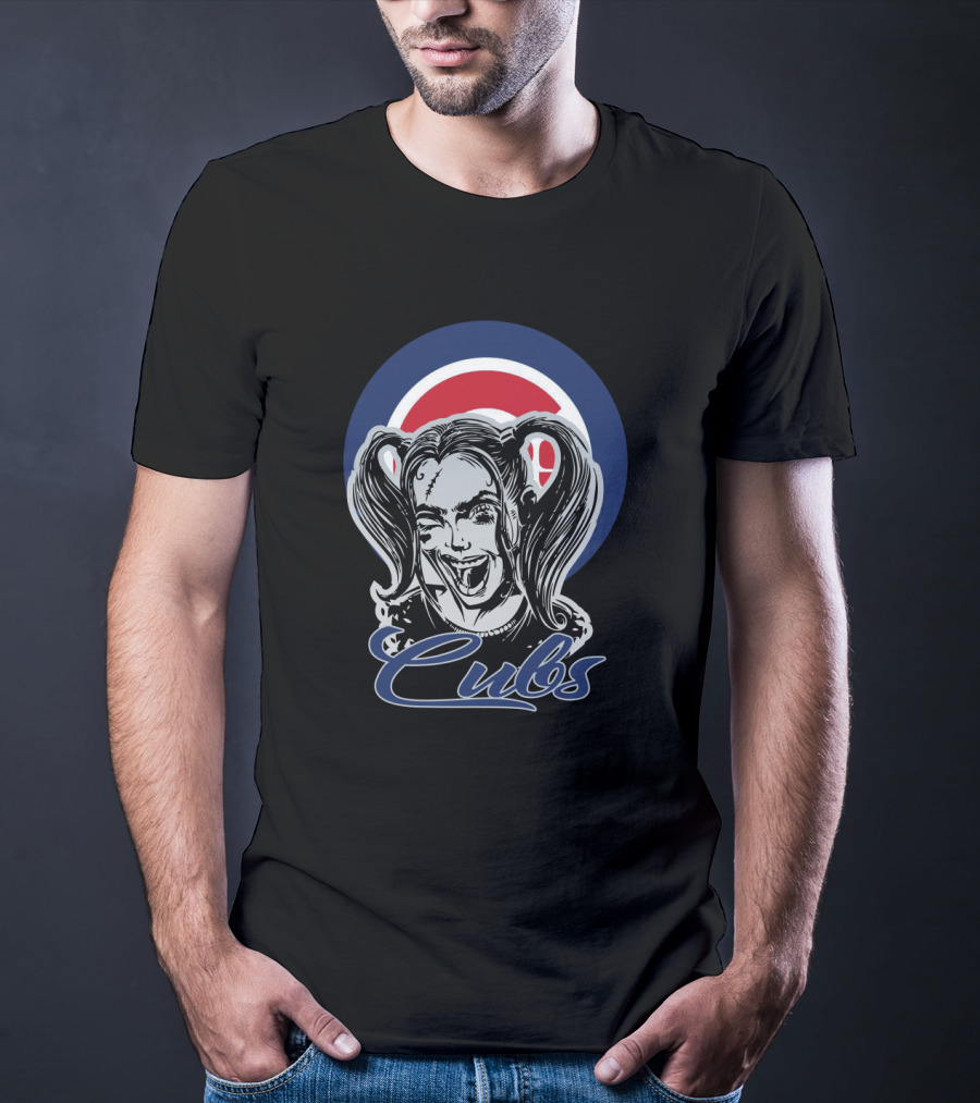 Harley Quinn Cubs Fans Chicago Baseball Team T-Shirt