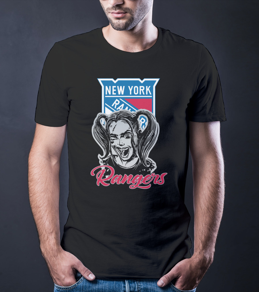 New York Rangers Harley Quinn Fans T-Shirt