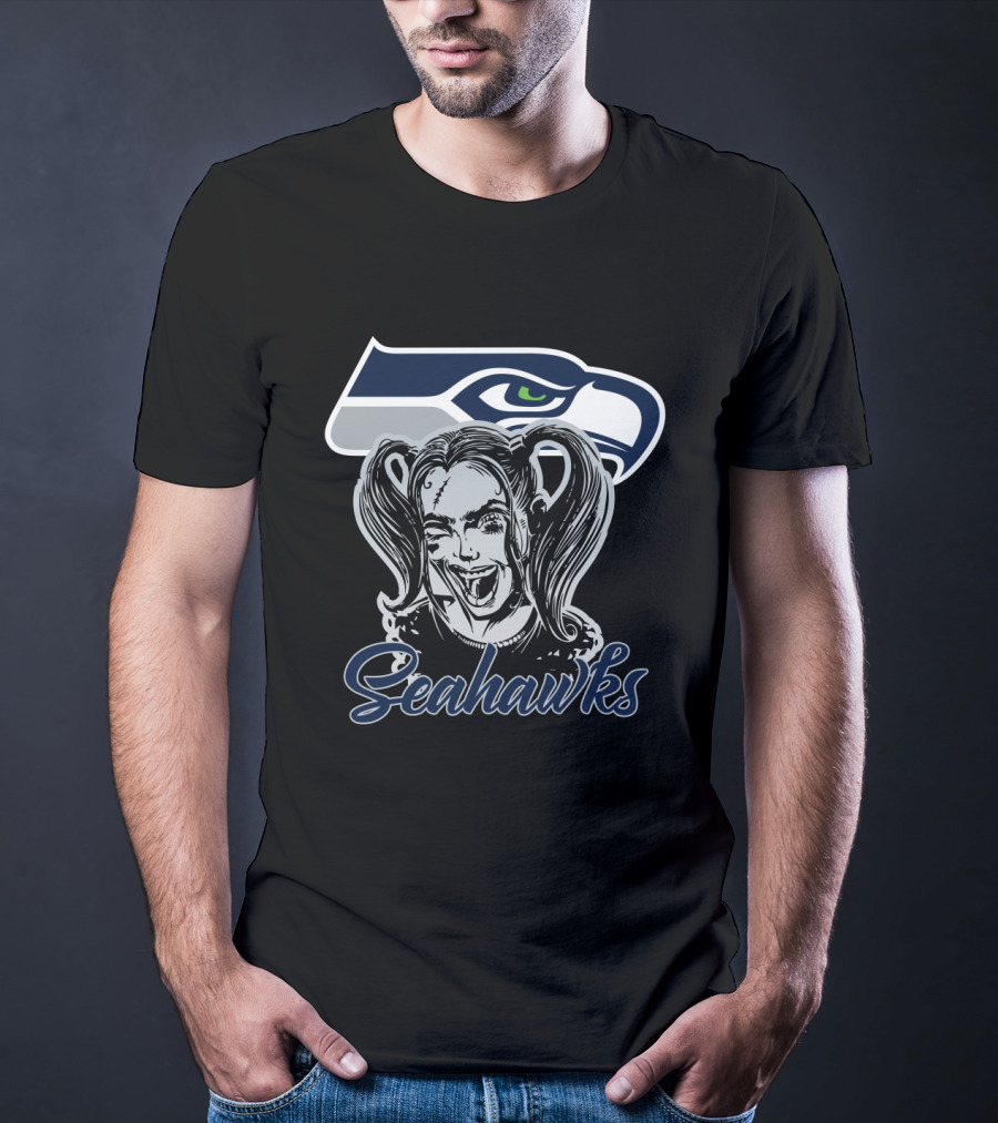 Harley Quinn Seattle Seahawks Fans T-Shirt