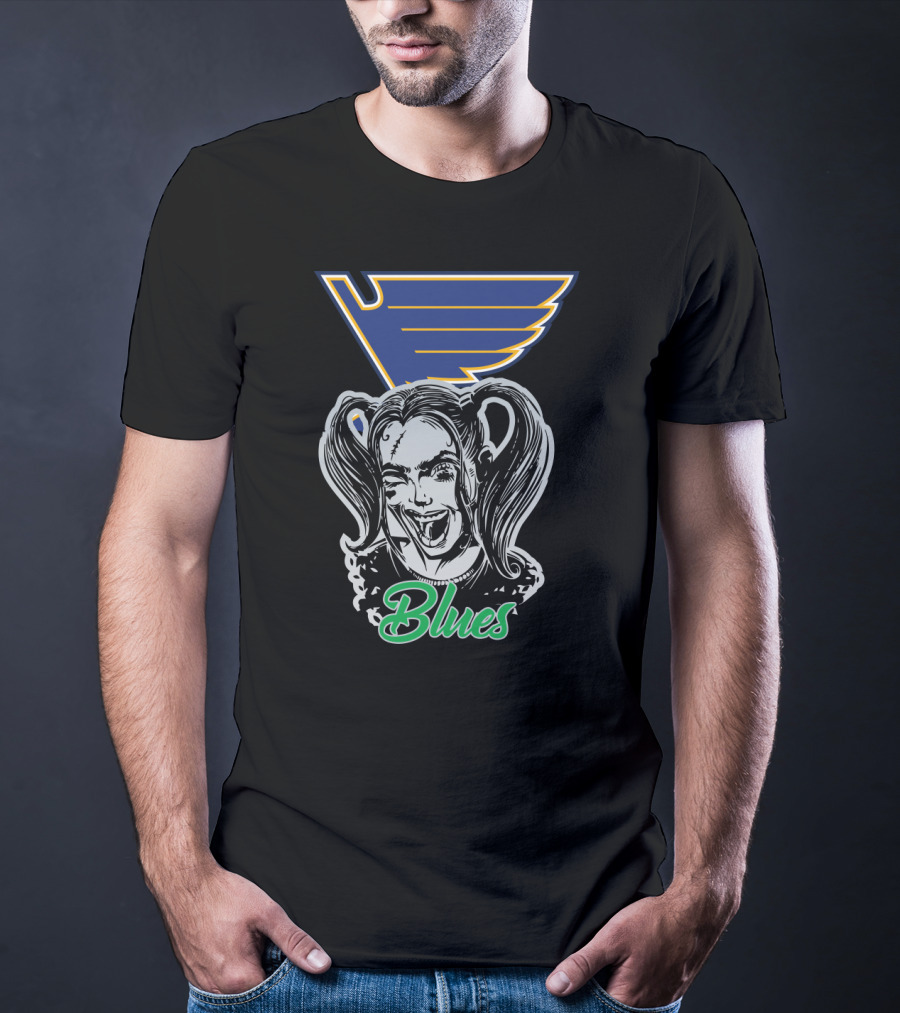 Harley Quinn St. Louis Blues Fans T-Shirt