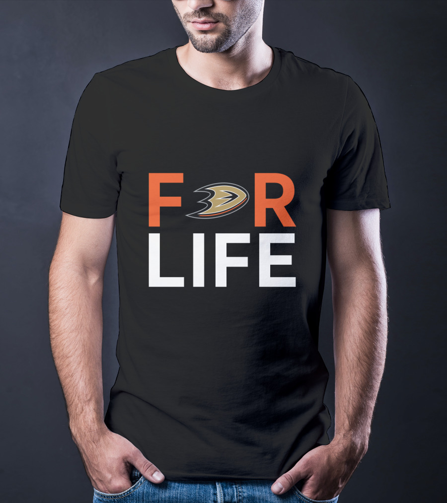 For Life Ducks Fans Anaheim Nhl Team T-Shirt