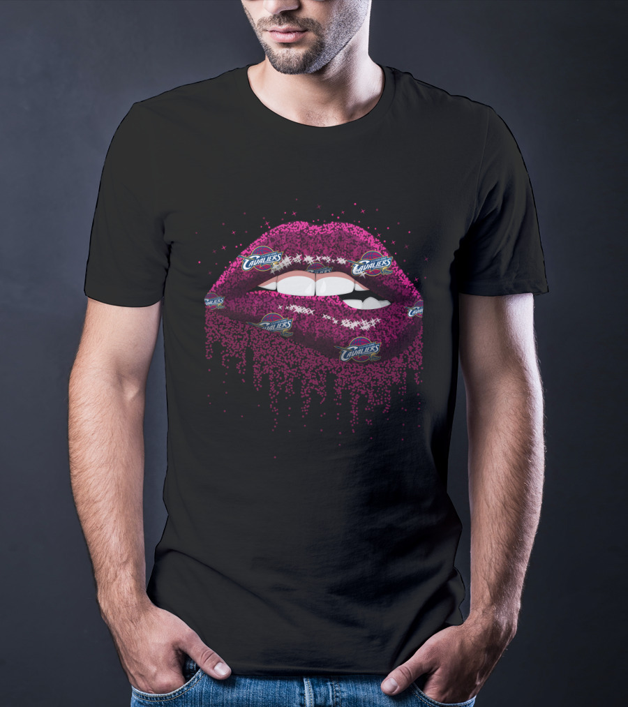 Cleveland Cavaliers Lips Logo Fan Tribute T-Shirt