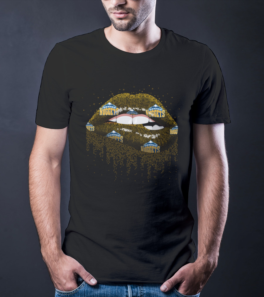 Denver Nuggets Lips Fan Shirt Nba T-Shirt