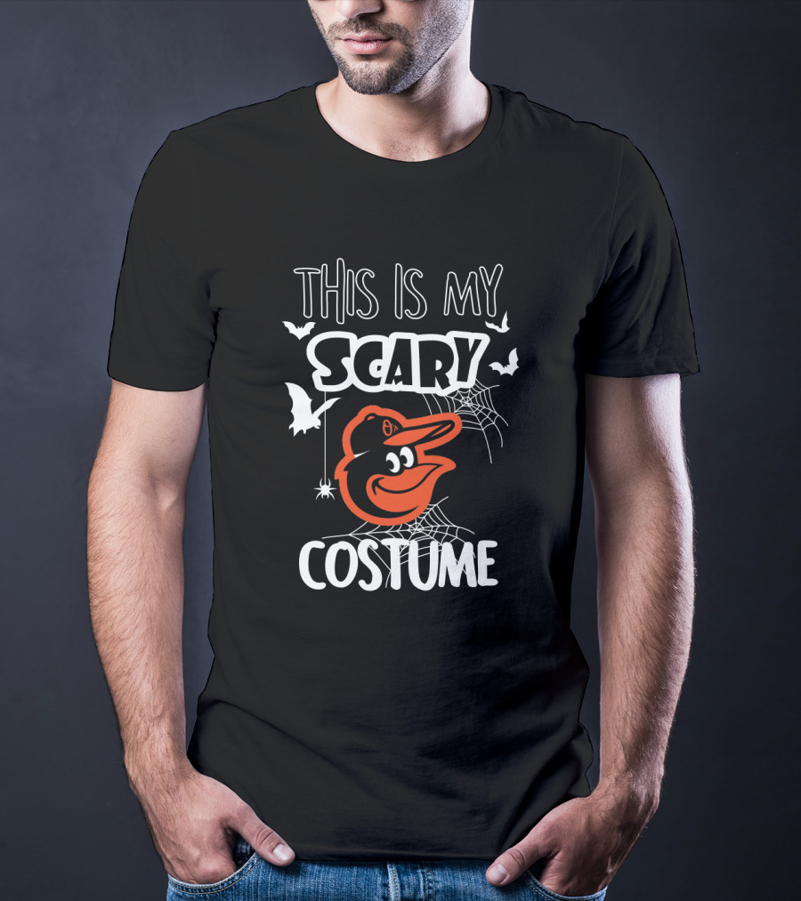 This Is My Scary Costume Baltimore Orioles Halloween T-Shirt