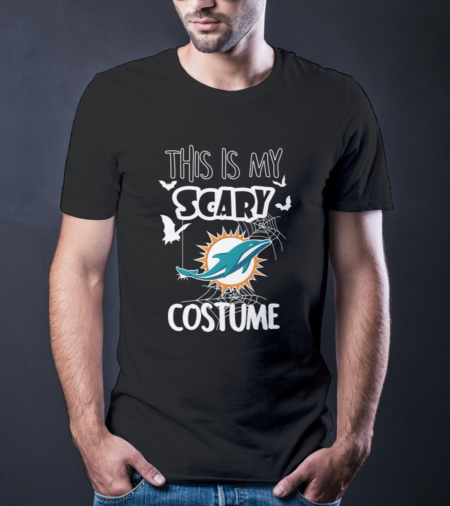 This Is My Scary Miami Dolphins Costume T-Shirt