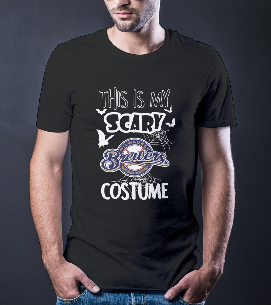 This Is My Scary Milwaukee Brewers Costume Halloween T-Shirt
