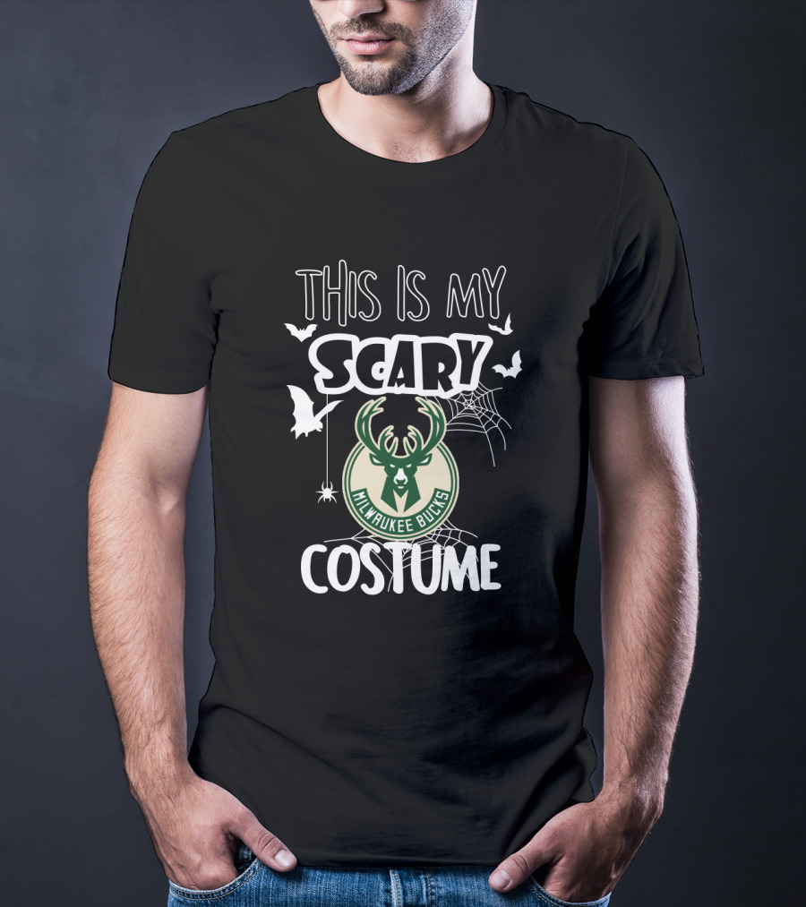 This Is My Scary Milwaukee Bucks Costume T-Shirt