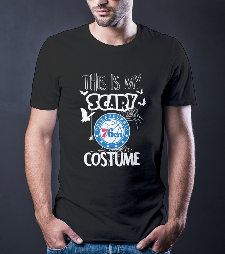 Philadelphia 76ers This Is My Scary Costume T-Shirt