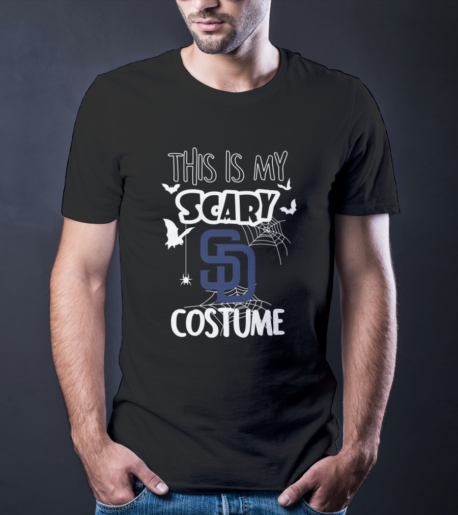 This Is My Scary Costume San Diego Padres Halloween T-Shirt