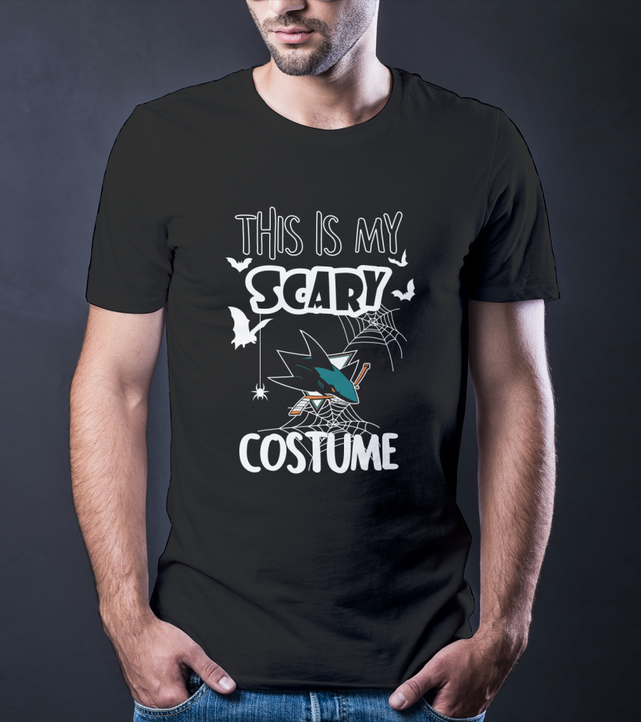 This Is My Scary Costume San Jose Sharks Halloween T-Shirt