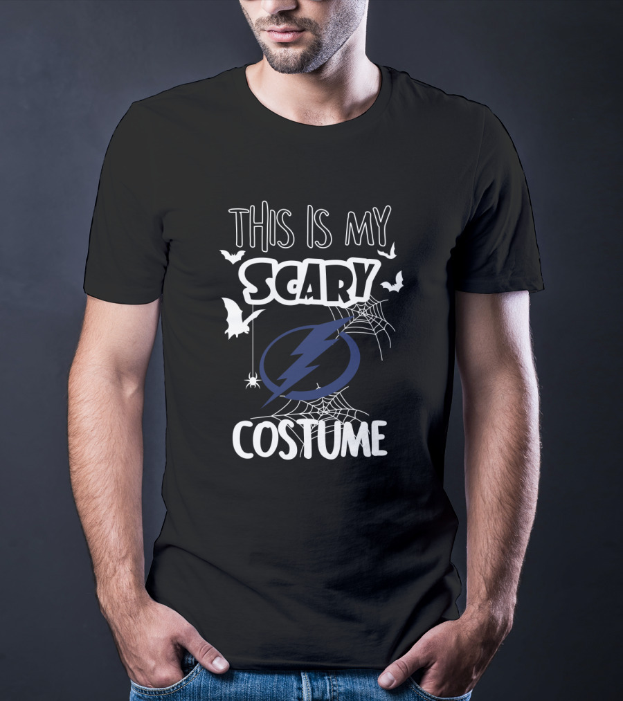 This Is My Scary Costume Tampa Bay Lightning Halloween T-Shirt