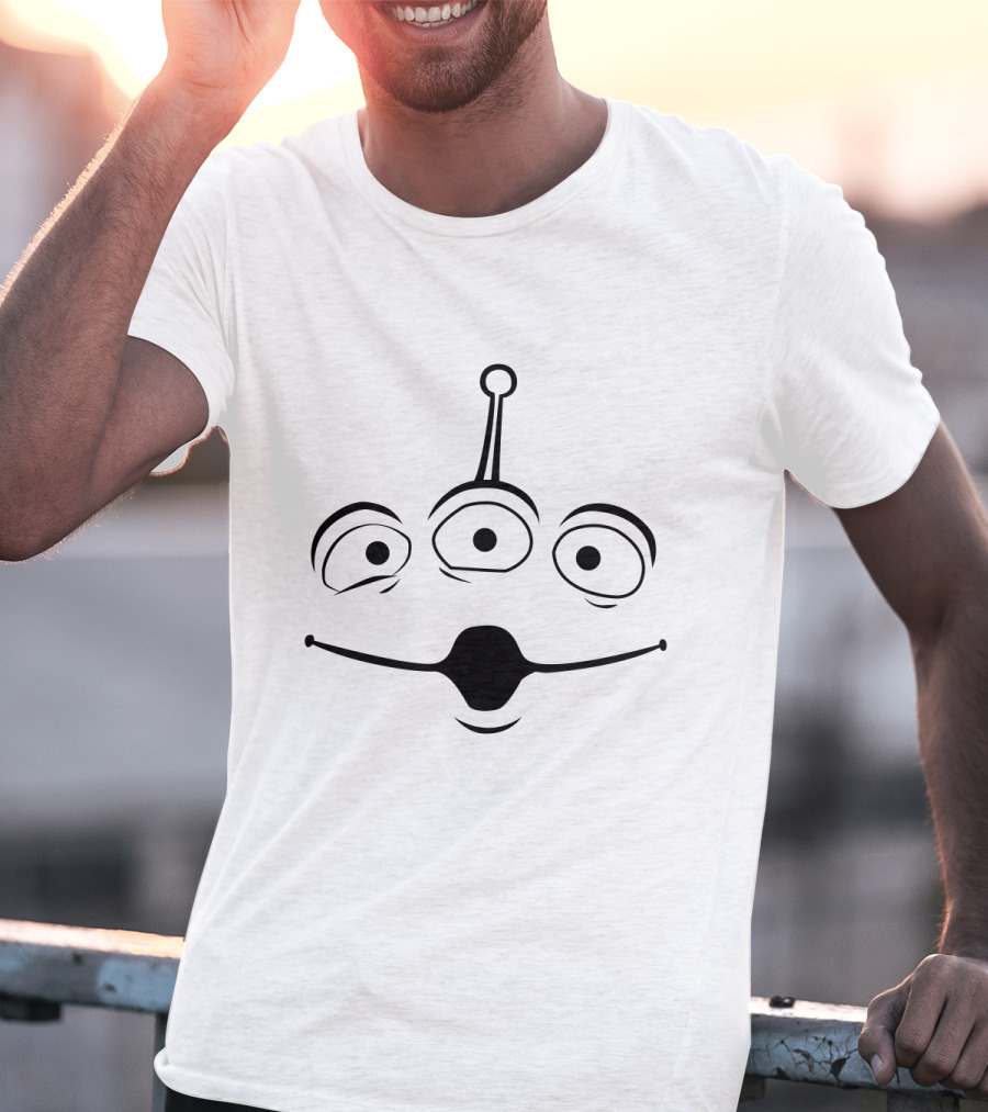 Toy Story Alien Face Disney Pixar Three-Eyed Character T-Shirt