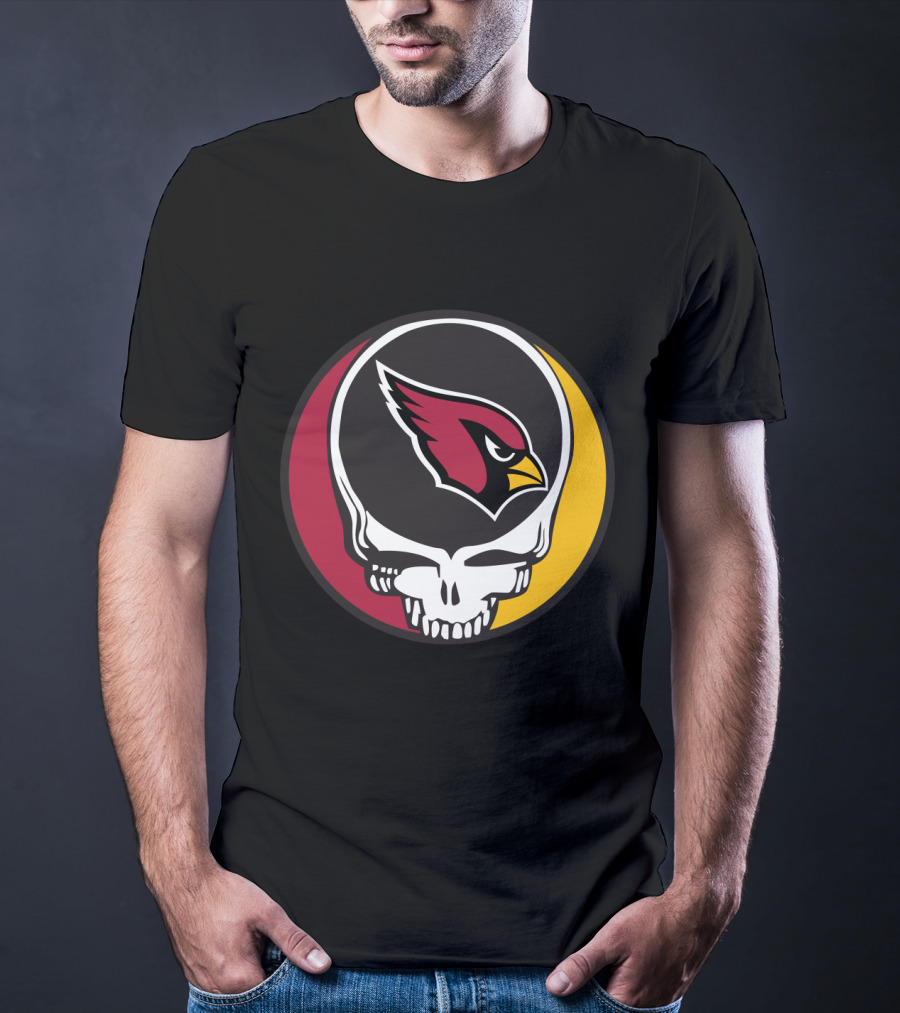 Grateful Dead Arizona Cardinals Skull T-Shirt