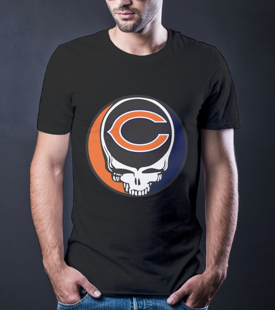 Grateful Dead Chicago Bears Skull T-Shirt