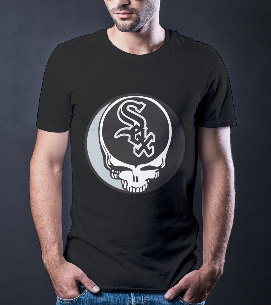 Grateful Dead Steal Your Face Chicago White Sox Fan Mashup T-Shirt