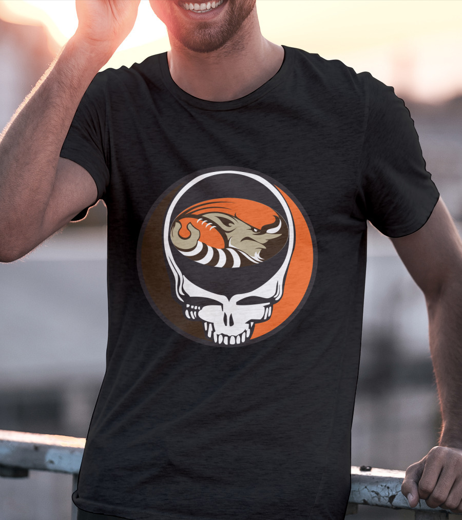 Grateful Dead Steal Your Face Cleveland Browns Football Enthusiast T-Shirt