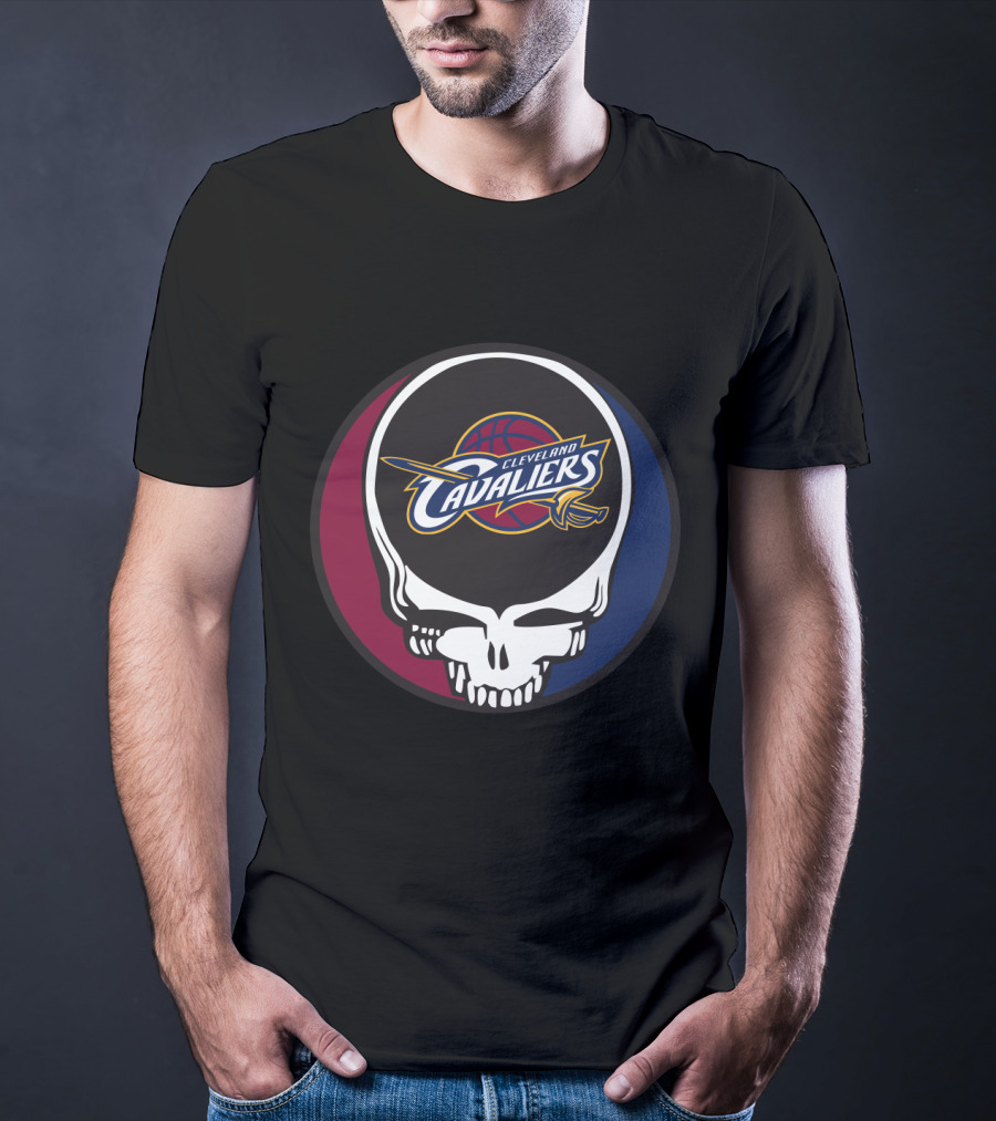 Cleveland Cavaliers Grateful Dead Skull T-Shirt