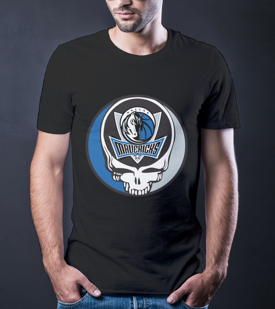 Grateful Dead Steal Your Face Dallas Mavericks Logo Combo T-Shirt
