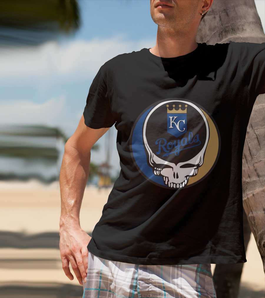 Kansas City Royals Grateful Dead Steal Your Face T-Shirt
