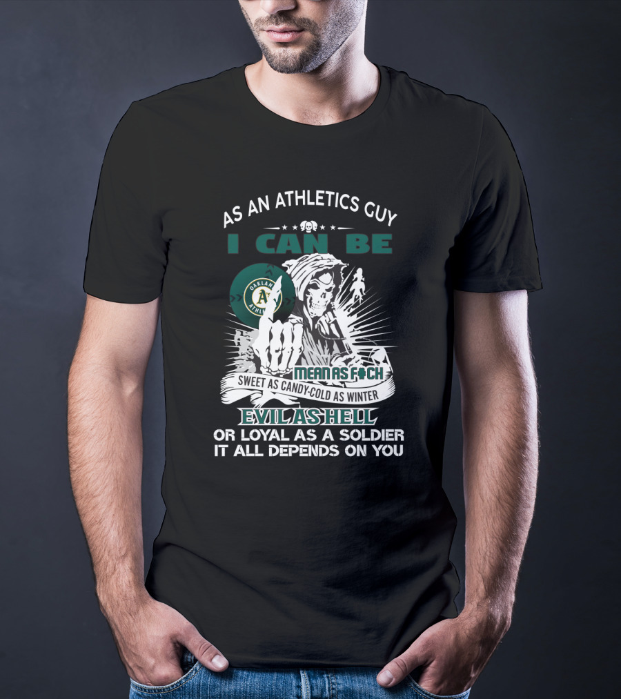 Oakland Athletics Fan Apparel With Grim Reaper And Loyalty T-Shirt