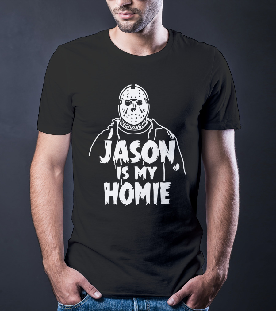 Jason Is My Homie Slasher Mask Hoodie T-Shirt