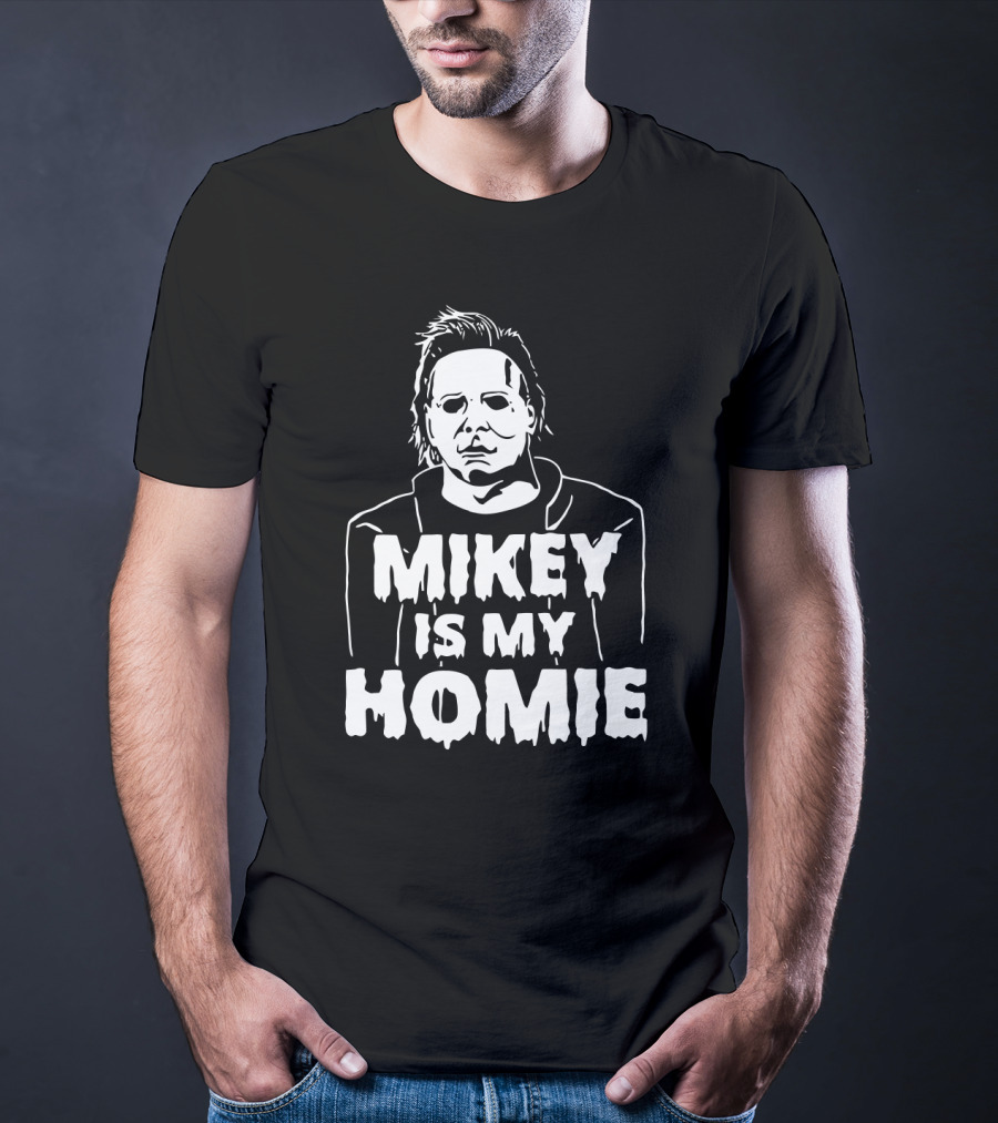 Mikey Is My Homie Halloween Horror Icon T-Shirt