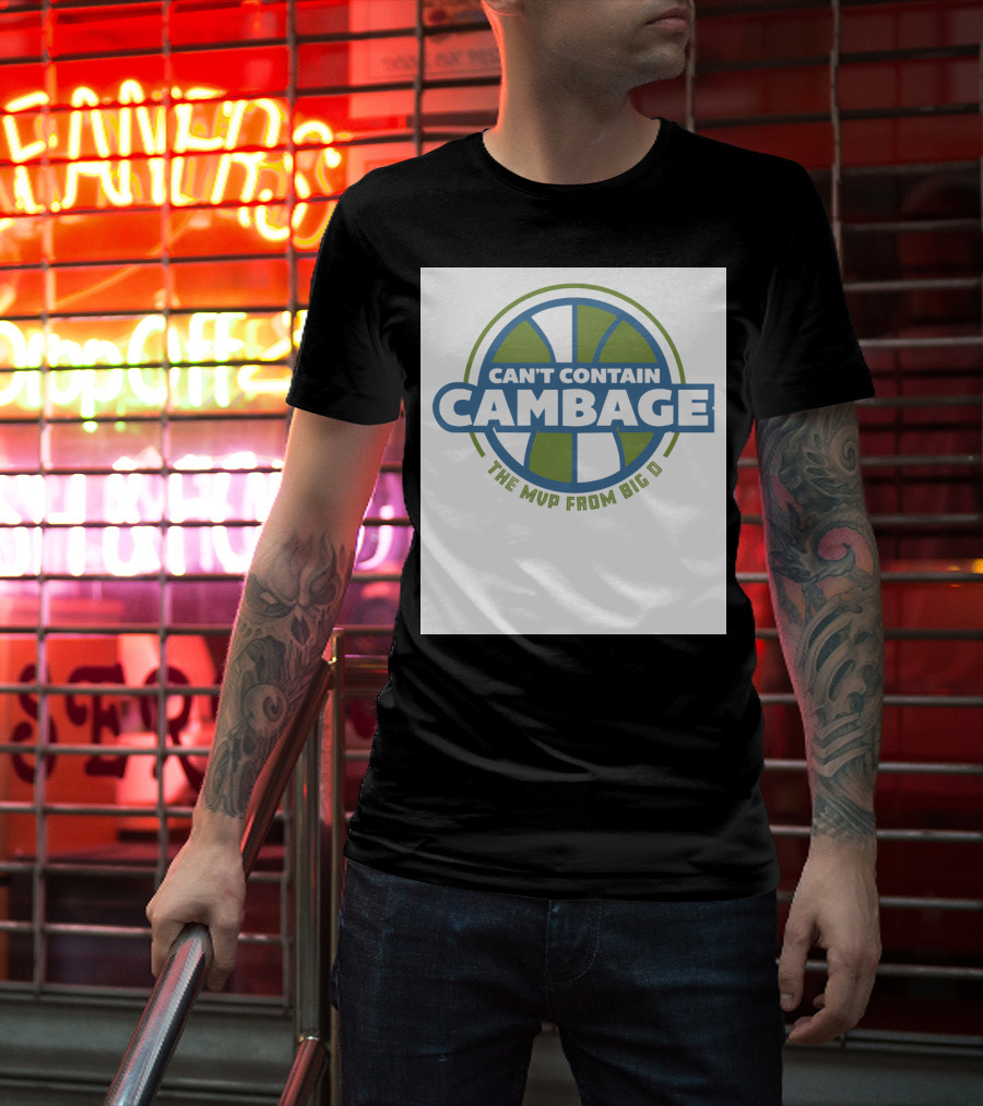 Can't Contain Cambage The Mvp From Big D T-Shirt