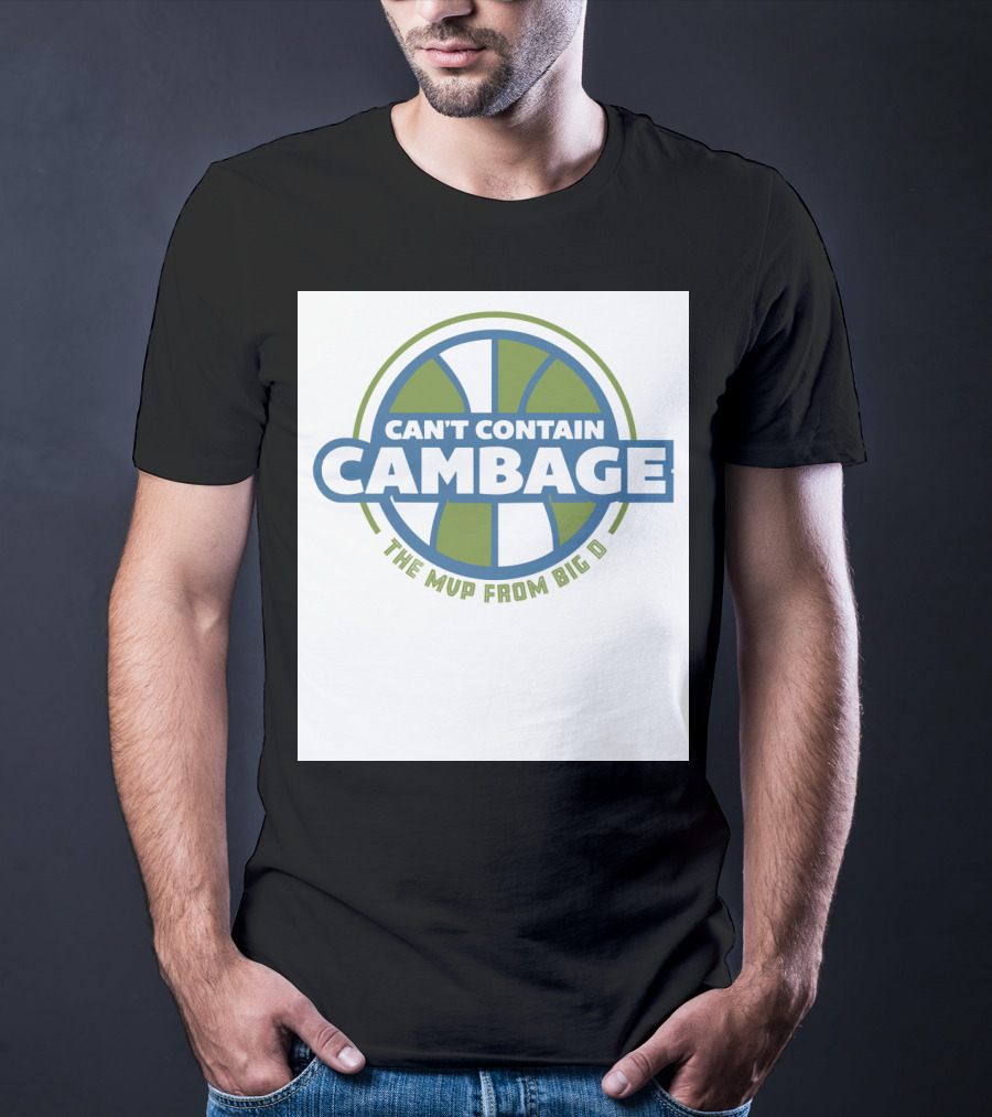 Can't Contain Cambage The Mvp From Big D T-Shirt
