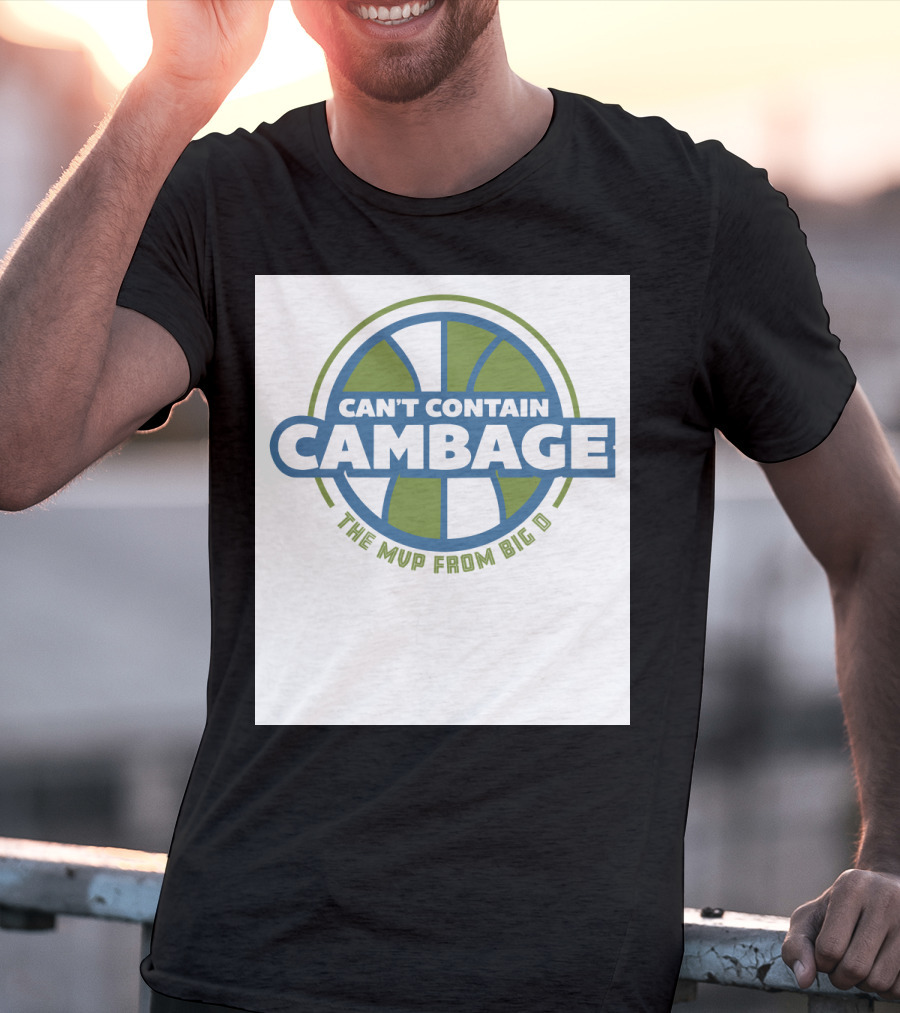 Can't Contain Cambage The Mvp From Big D T-Shirt