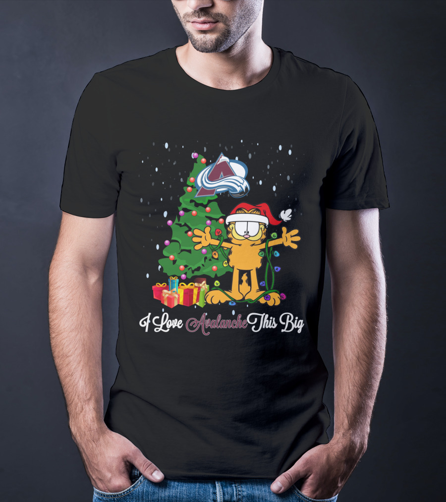I Love Colorado Avalanche This Big Christmas Tree And Gifts T-Shirt