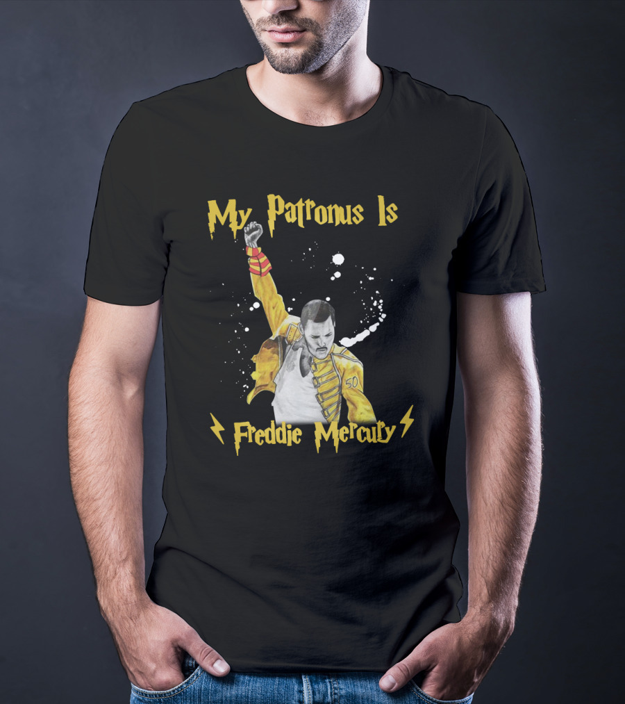 My Patronus Is Freddie Mercury Magic Lightning T-Shirt