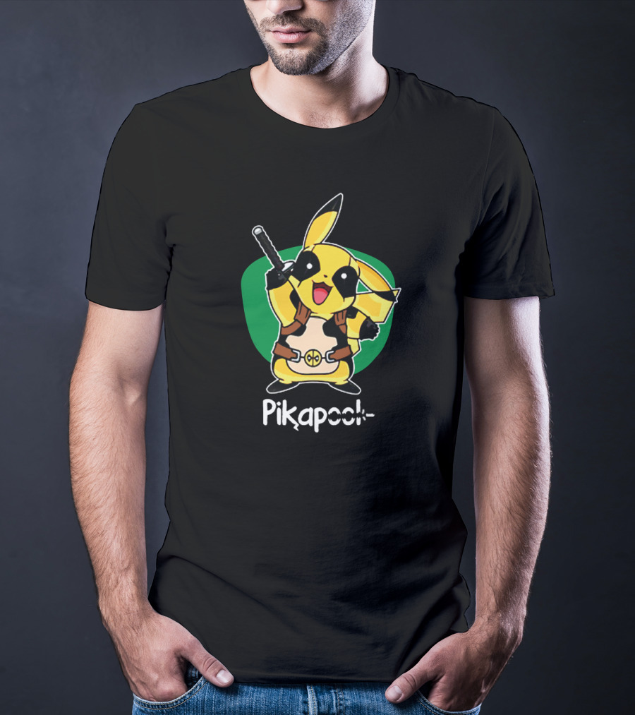Pikapool Pikachu Deadpool Fusion T-Shirt
