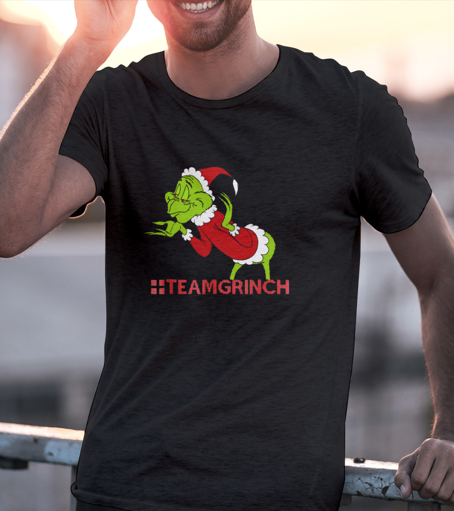 Team Grinch Resting Grinches Face Christmas T-Shirt