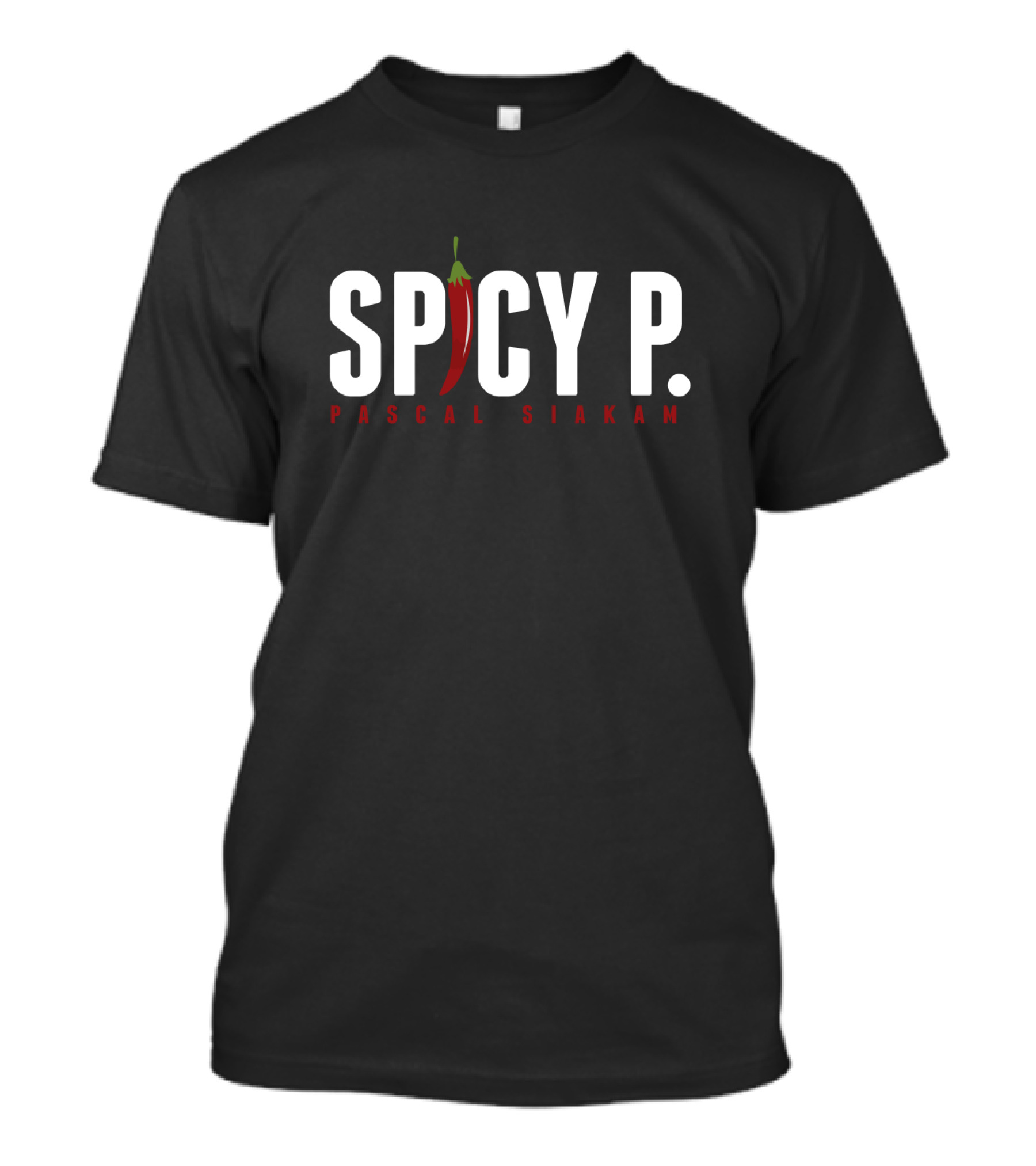 Spicy P Pascal Siakam With Red Chili Pepper T-Shirt