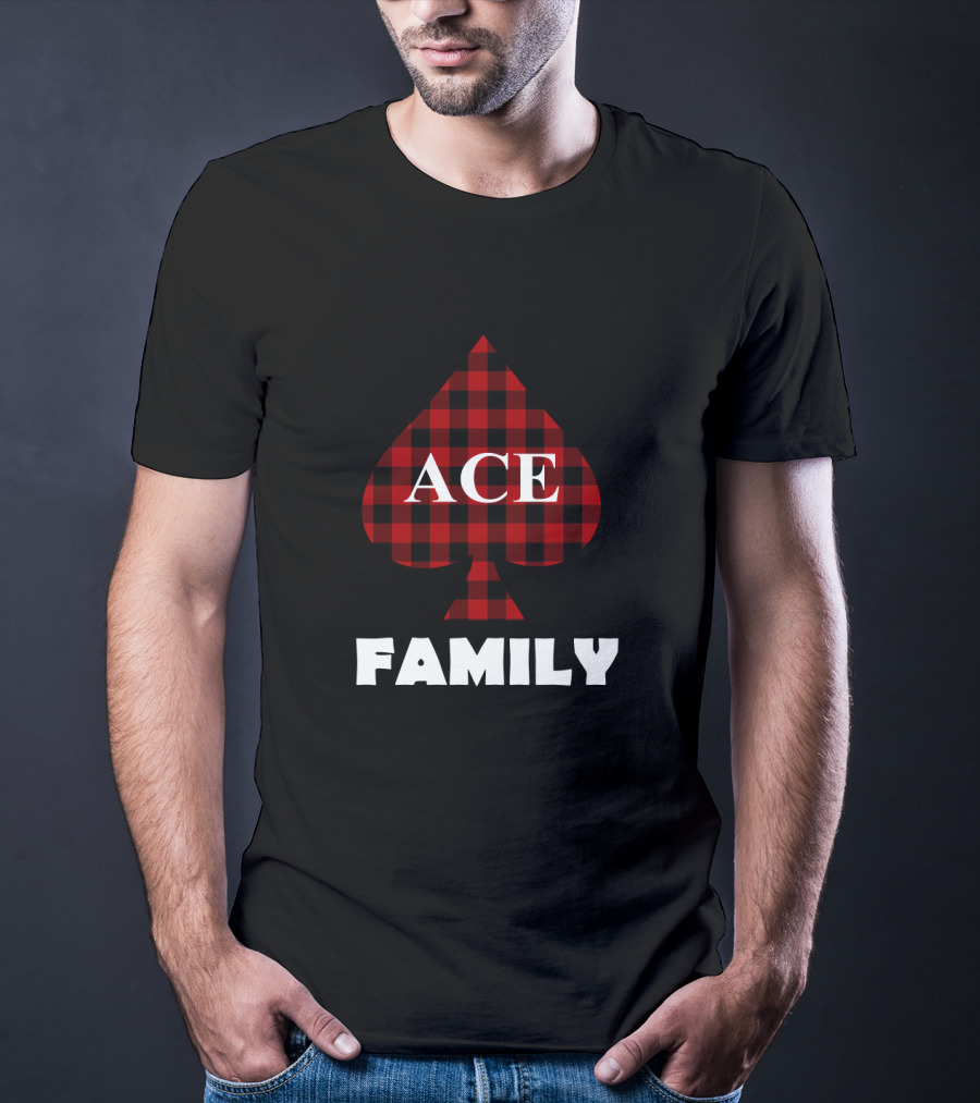 Ace Family Plaid Spade T-Shirt