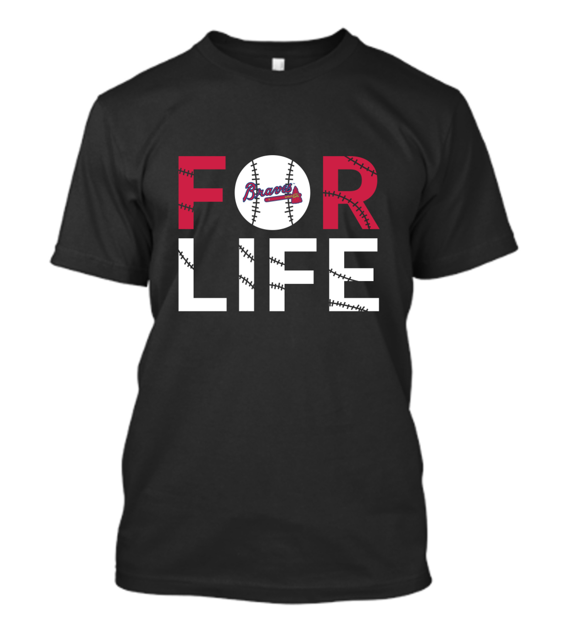 Braves Baseball For Life Fan Loyalty T-Shirt