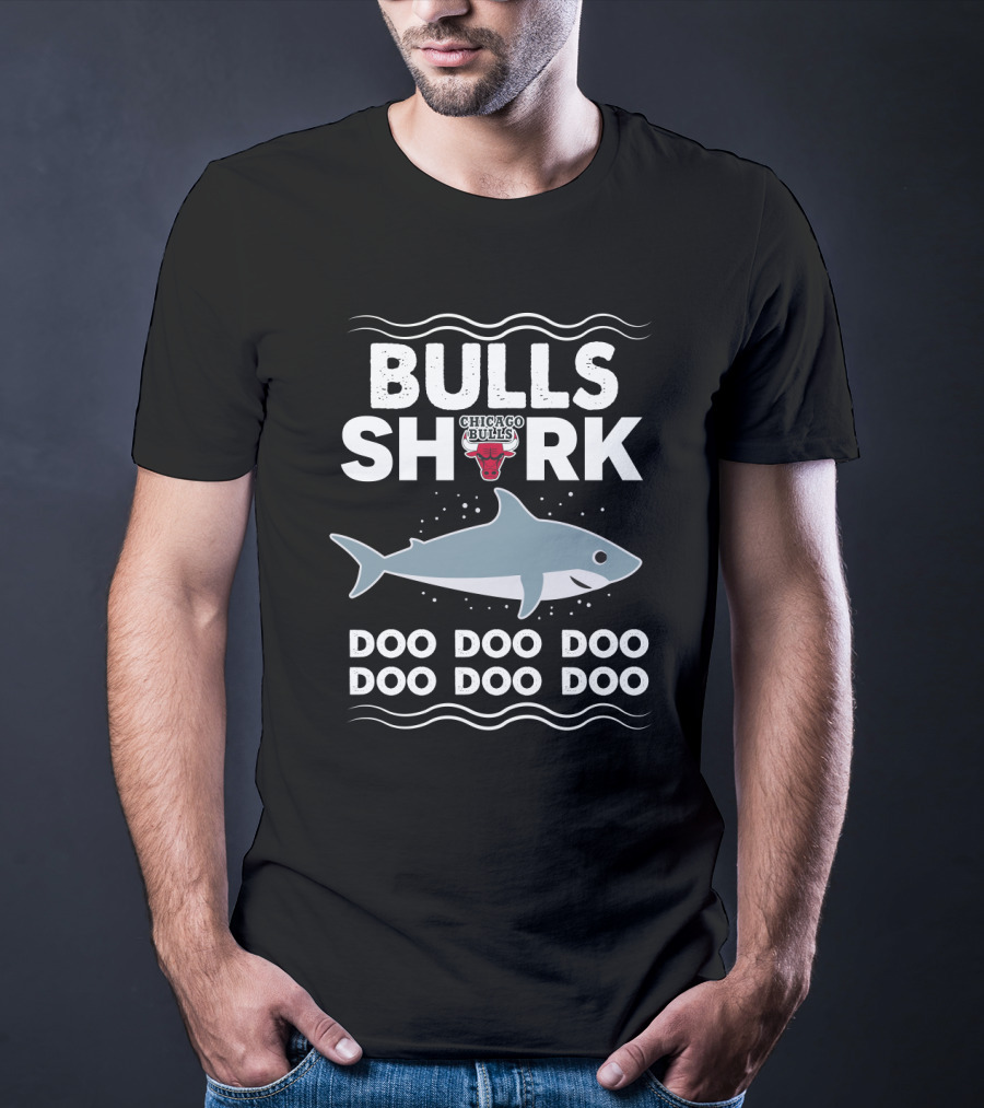 Bulls Shark Chicago Bulls Doo Doo Doo Doo Doo Doo T-Shirt