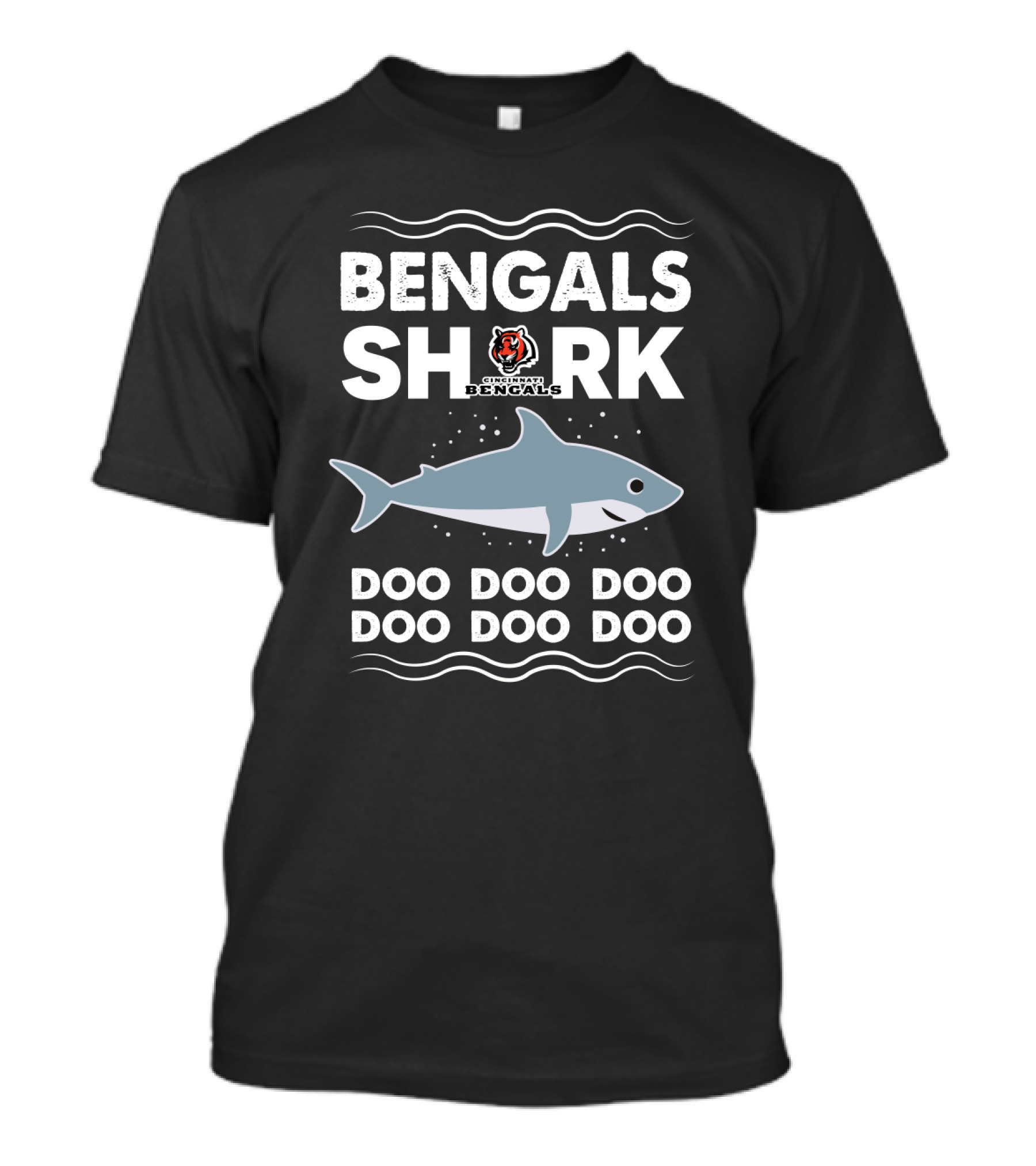 Bengals Shark Doo Doo Doo Cincinnati Bengals Fan T-Shirt