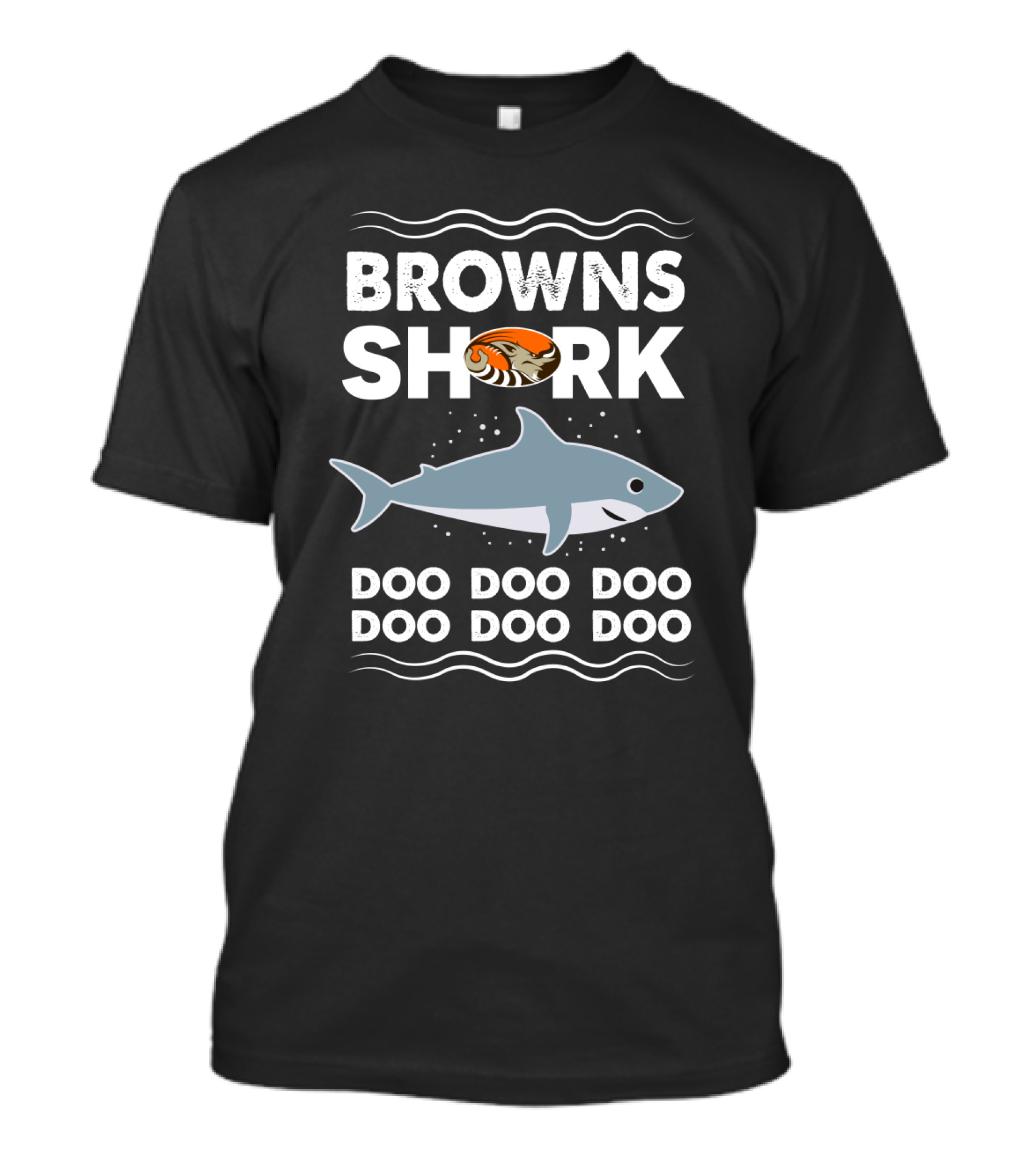 Browns Shark Doo Doo Doo Doo Doo Doo T-Shirt