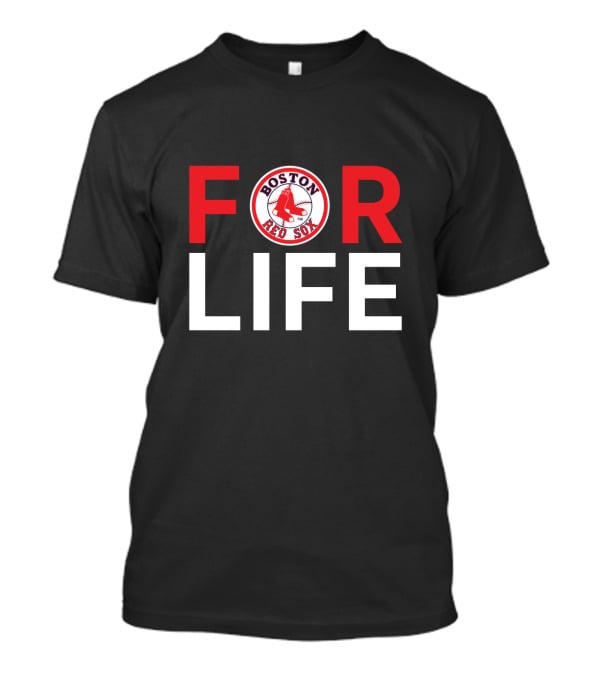 Boston Red Sox For Life Fan Loyalty Emblem T-Shirt