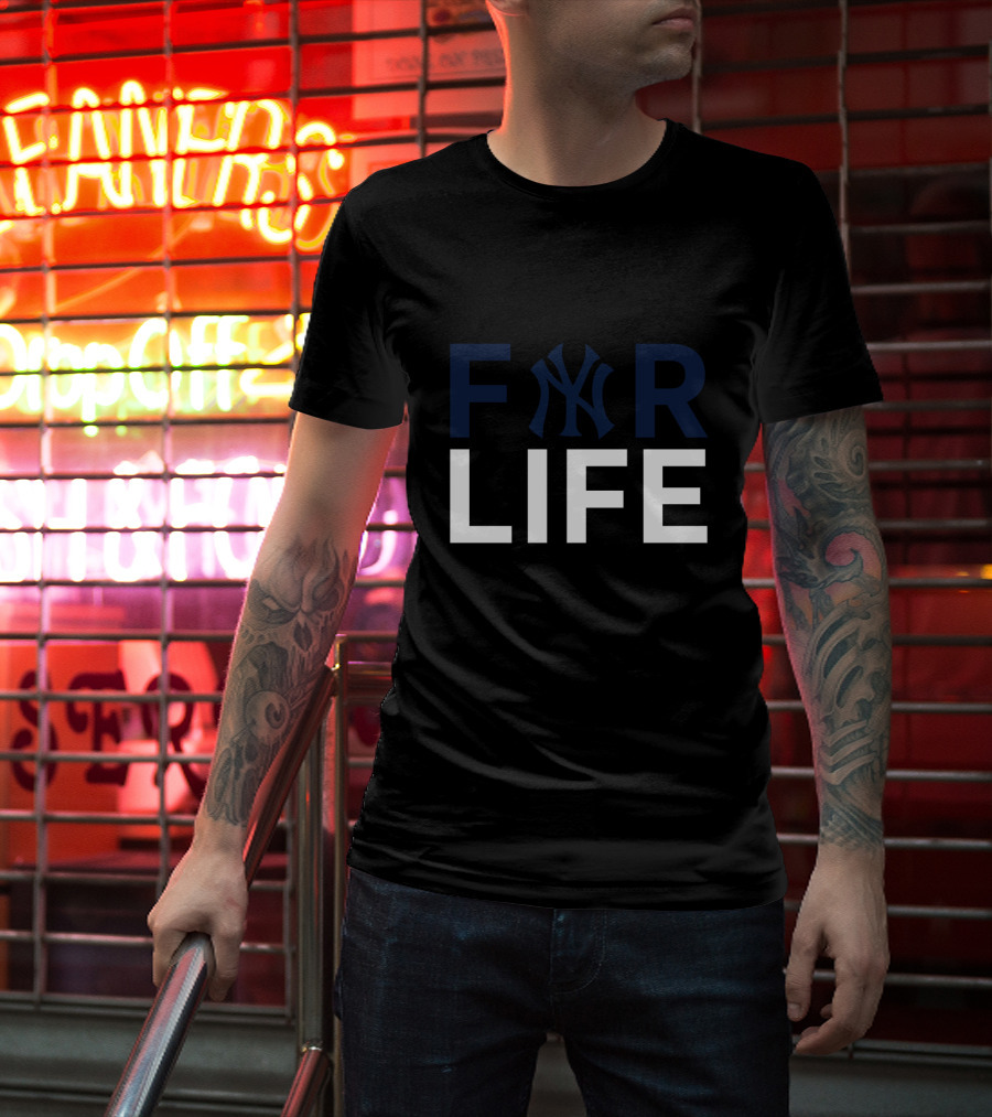 New York Yankees Fans For Life With Iconic Team T-Shirt