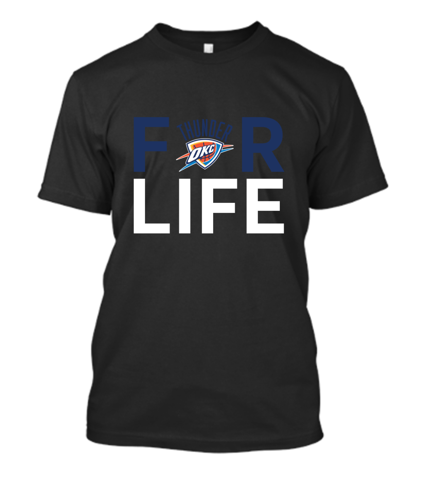 Oklahoma City Thunder For Life Fan Pride T-Shirt