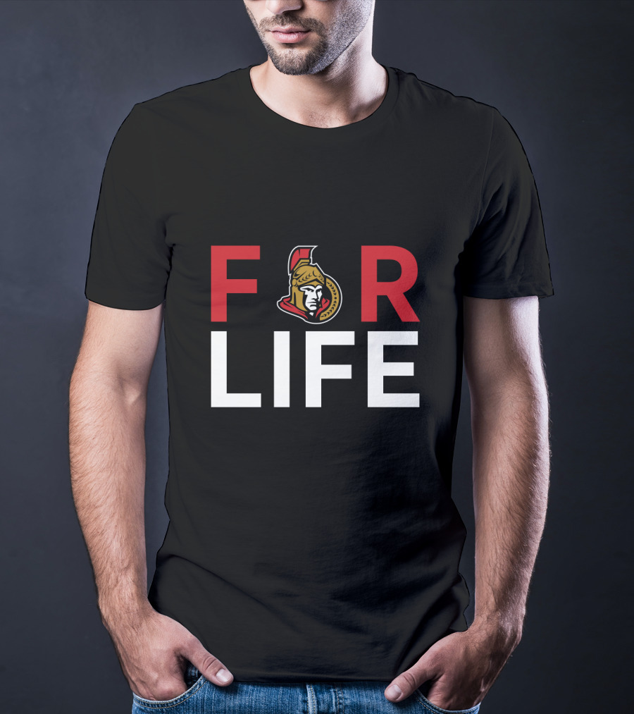 Ottawa Senators For Life Fan Pride Senators T-Shirt