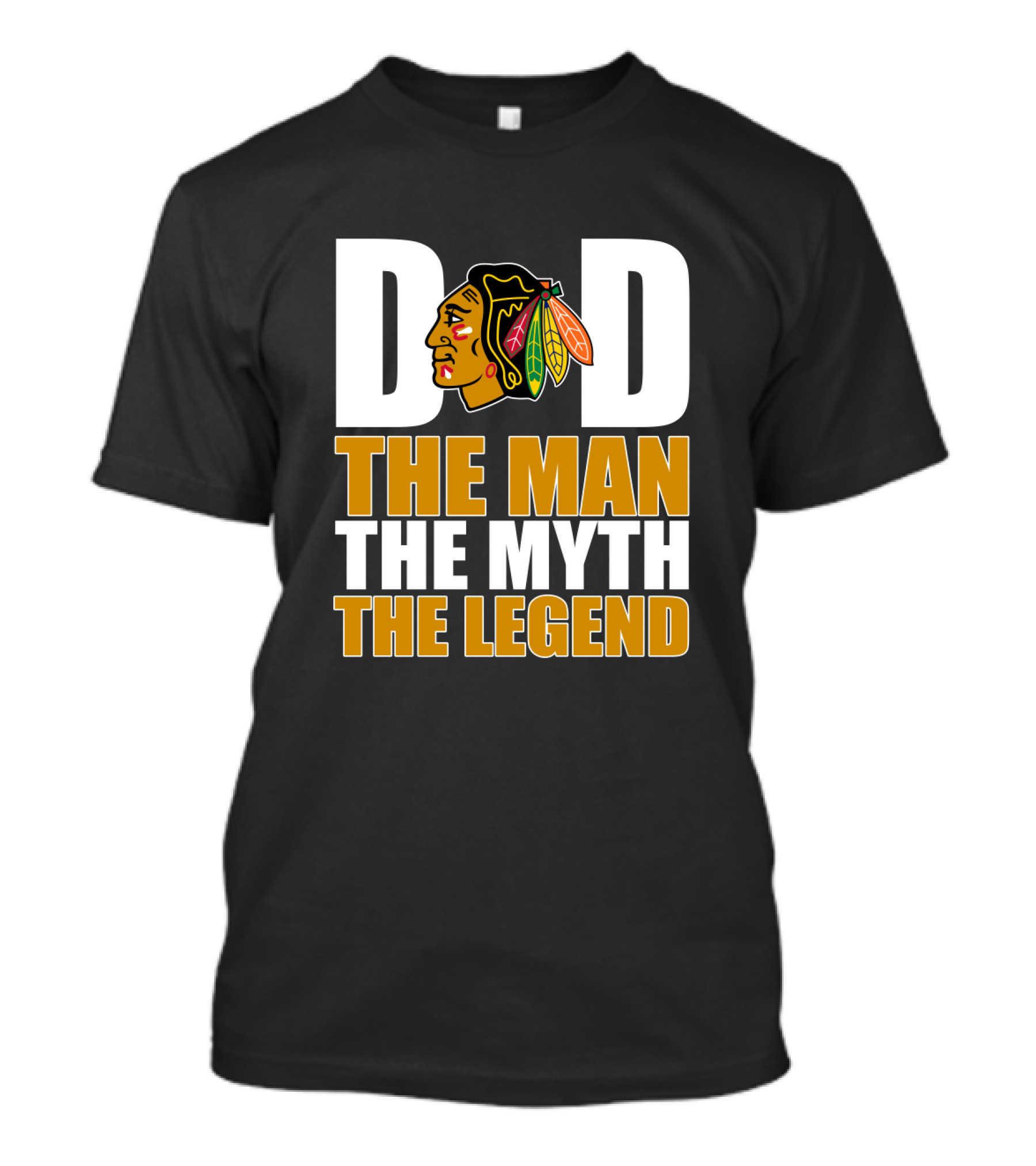 Chicago Blackhawks Dad The Man The Myth The Legend T-Shirt
