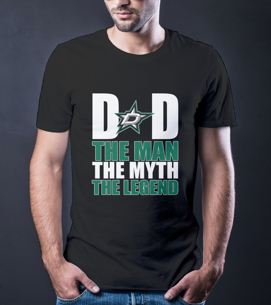 Dallas Stars Dad The Man The Myth The Legend T-Shirt