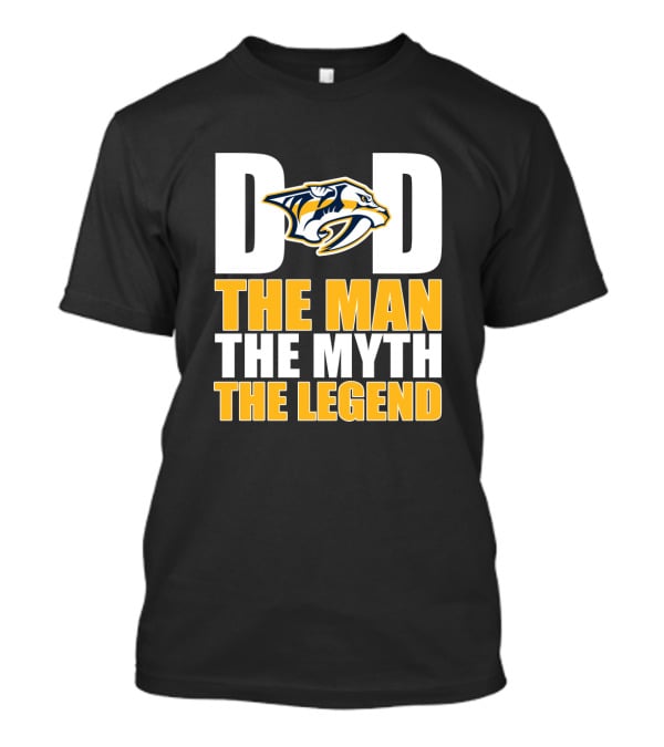 Nashville Predators Dad The Man The Myth The Legend T-Shirt
