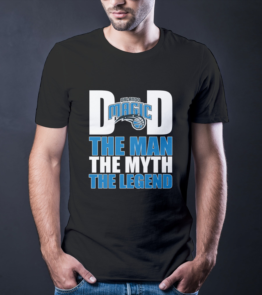 Orlando Magic Dad The Man The Myth The Legend Father's Day T-Shirt