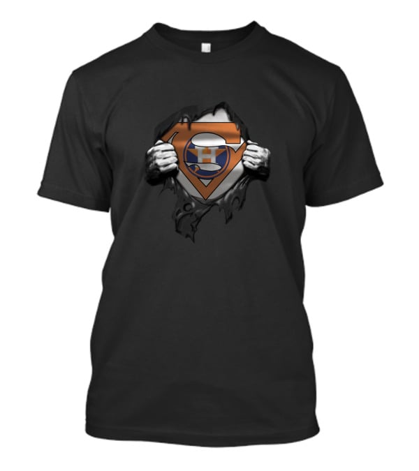 Houston Astros Superman Logo Fusion For Fans T-Shirt