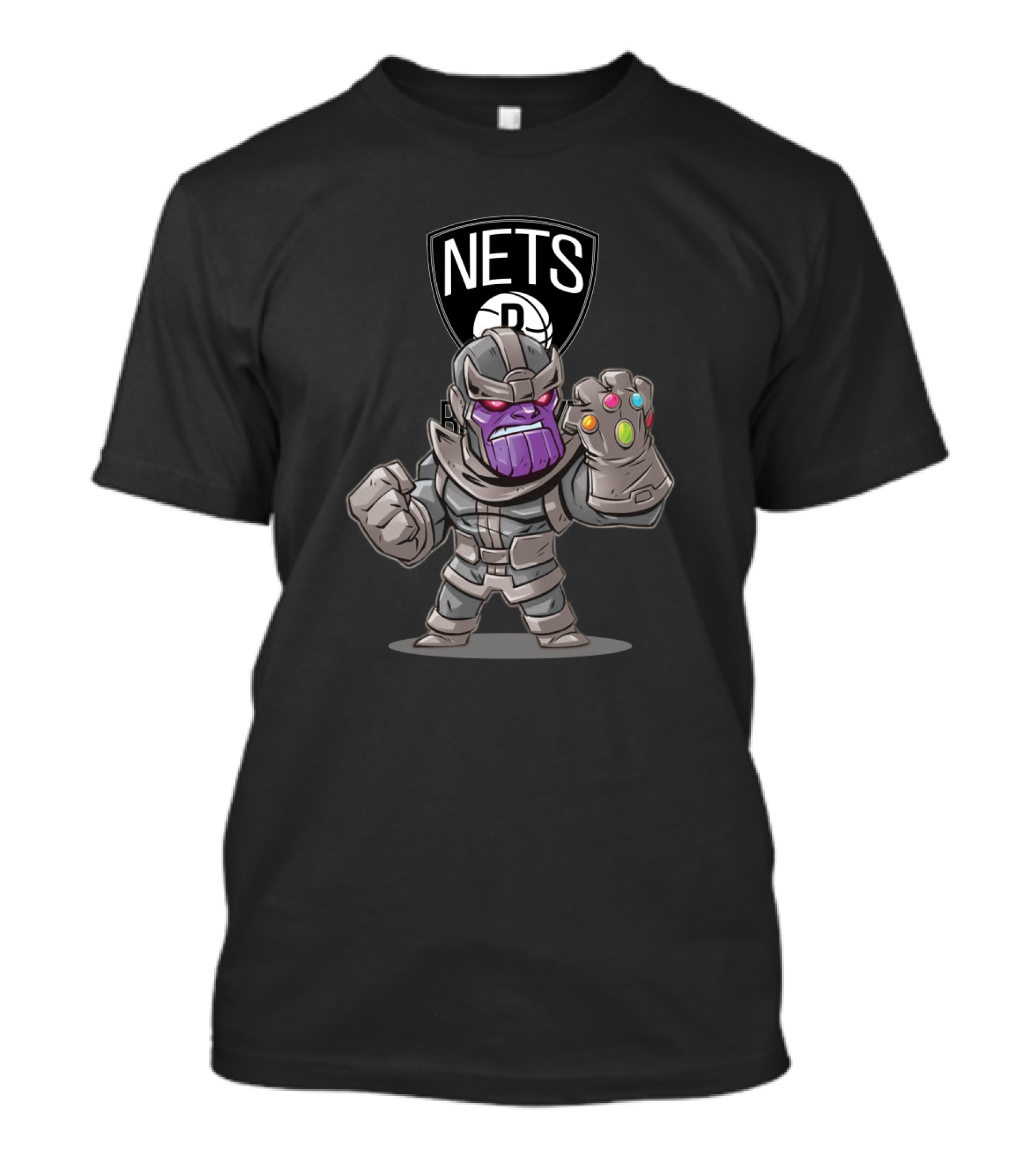 Thanos Nets Brooklyn Fans Infinity Gauntlet T-Shirt