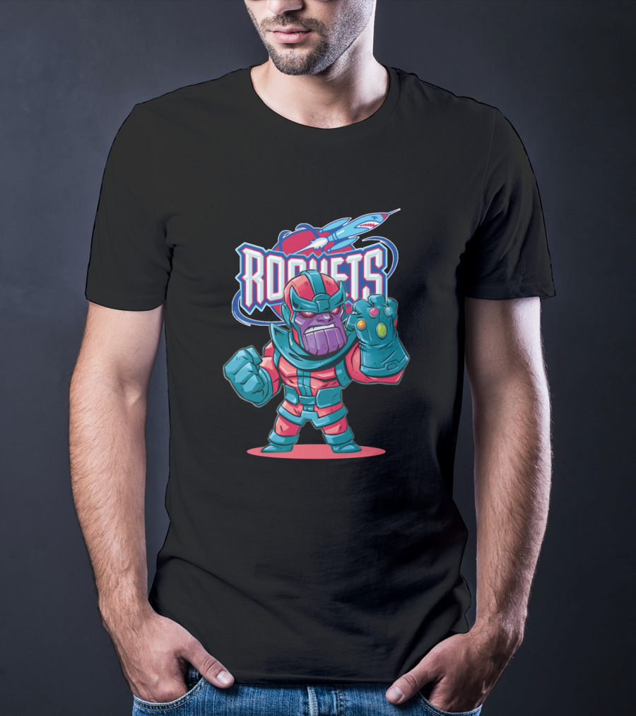 Rockets Fans Unite With Thanos Warrior Style T-Shirt